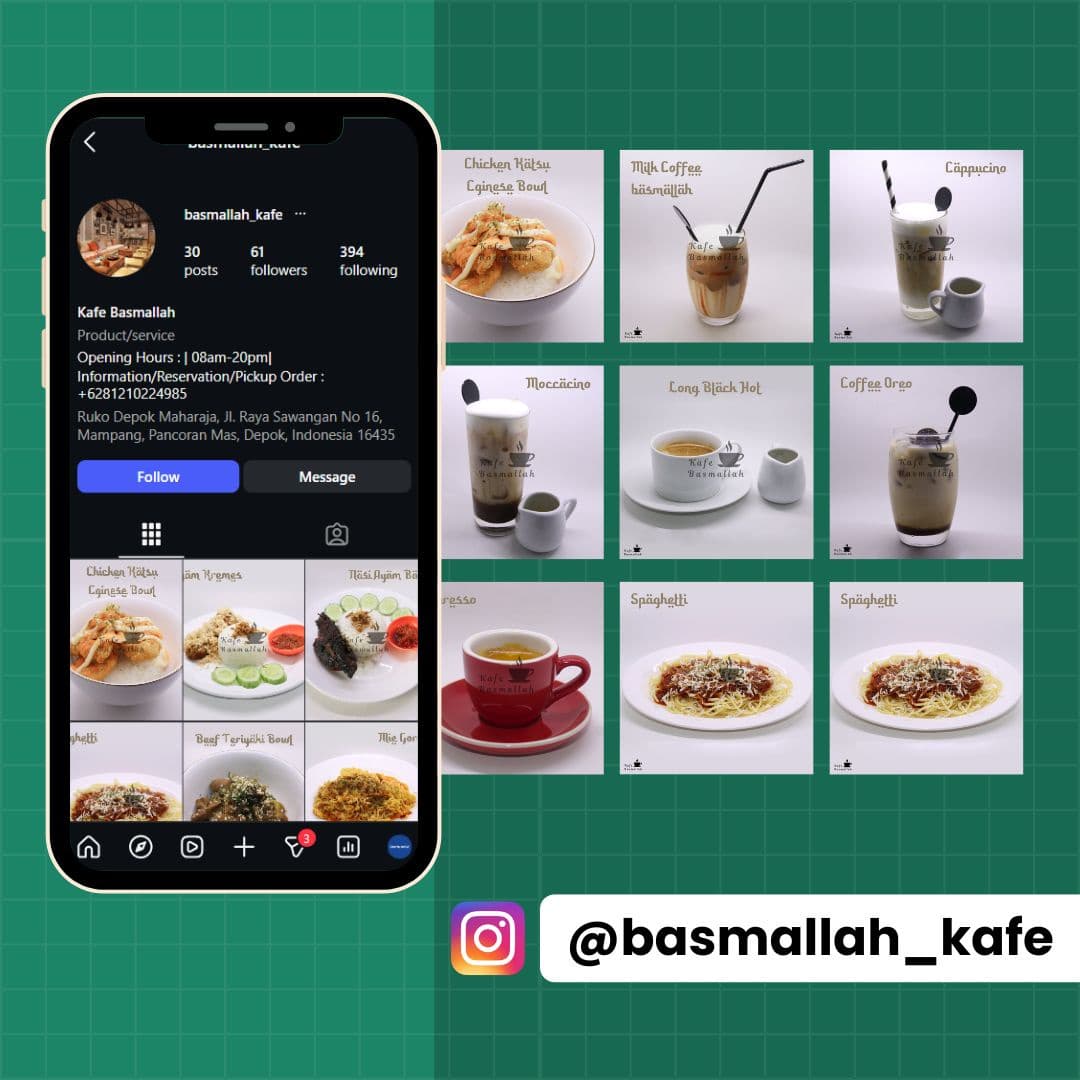 Basmallah Kafe Instagram